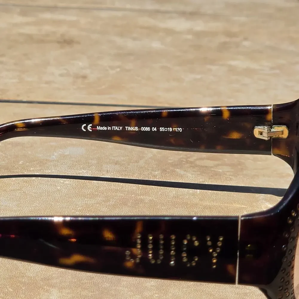Juicy Couture TINK/S 0086 Tortoise Glasses Eyeglass Frame Only 55-19-130 Italy
